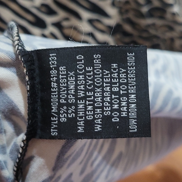 NWT Magazine Animal Tiger Print High Low Dress M - Picture 6 of 6